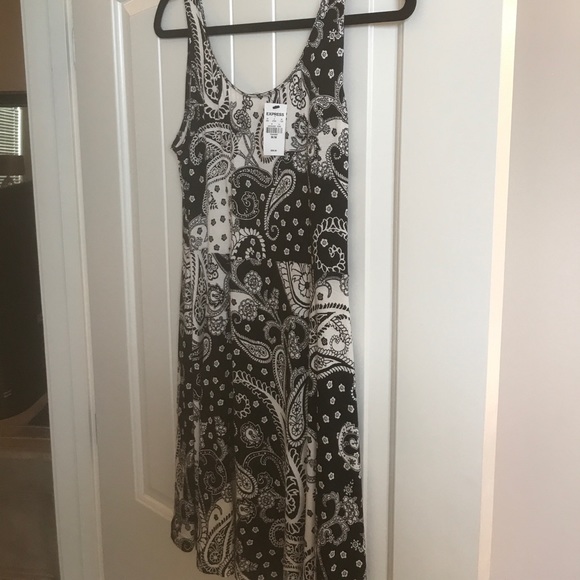 Express Black and White Dress - Picture 1 of 3